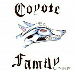Coyote Family Blue